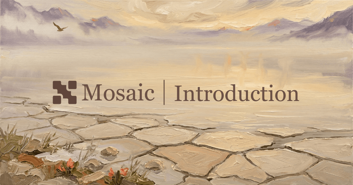 Mosaic introduction cover